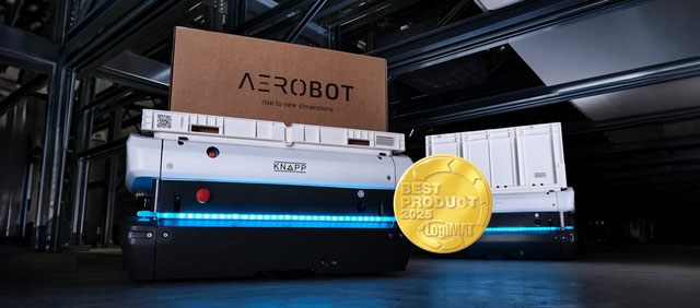 LogiMAT 2025 Best Product を受賞した AeroBot